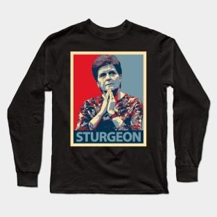 nicola sturgeon hero Long Sleeve T-Shirt